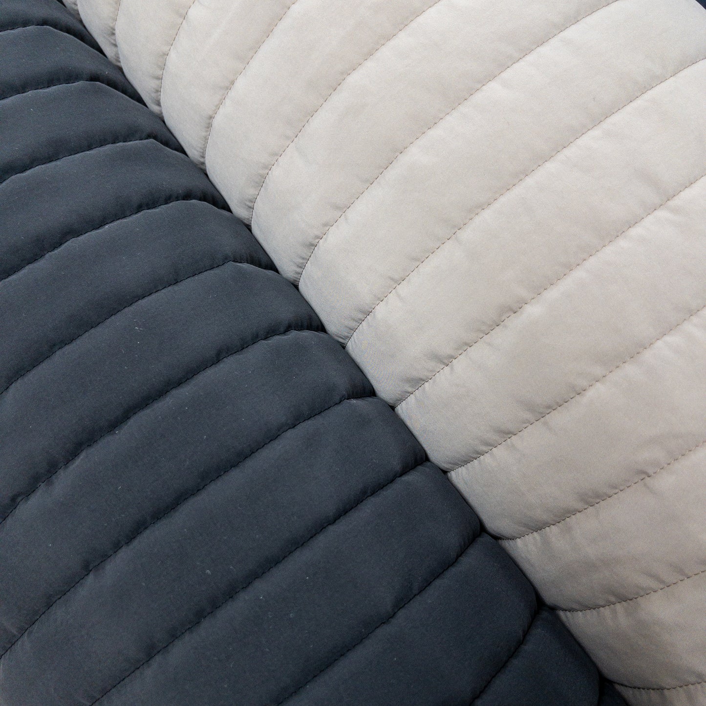 Japan | stripe 間條 | water repellent quilted fabric 防潑水 微磨毛薄夾棉布