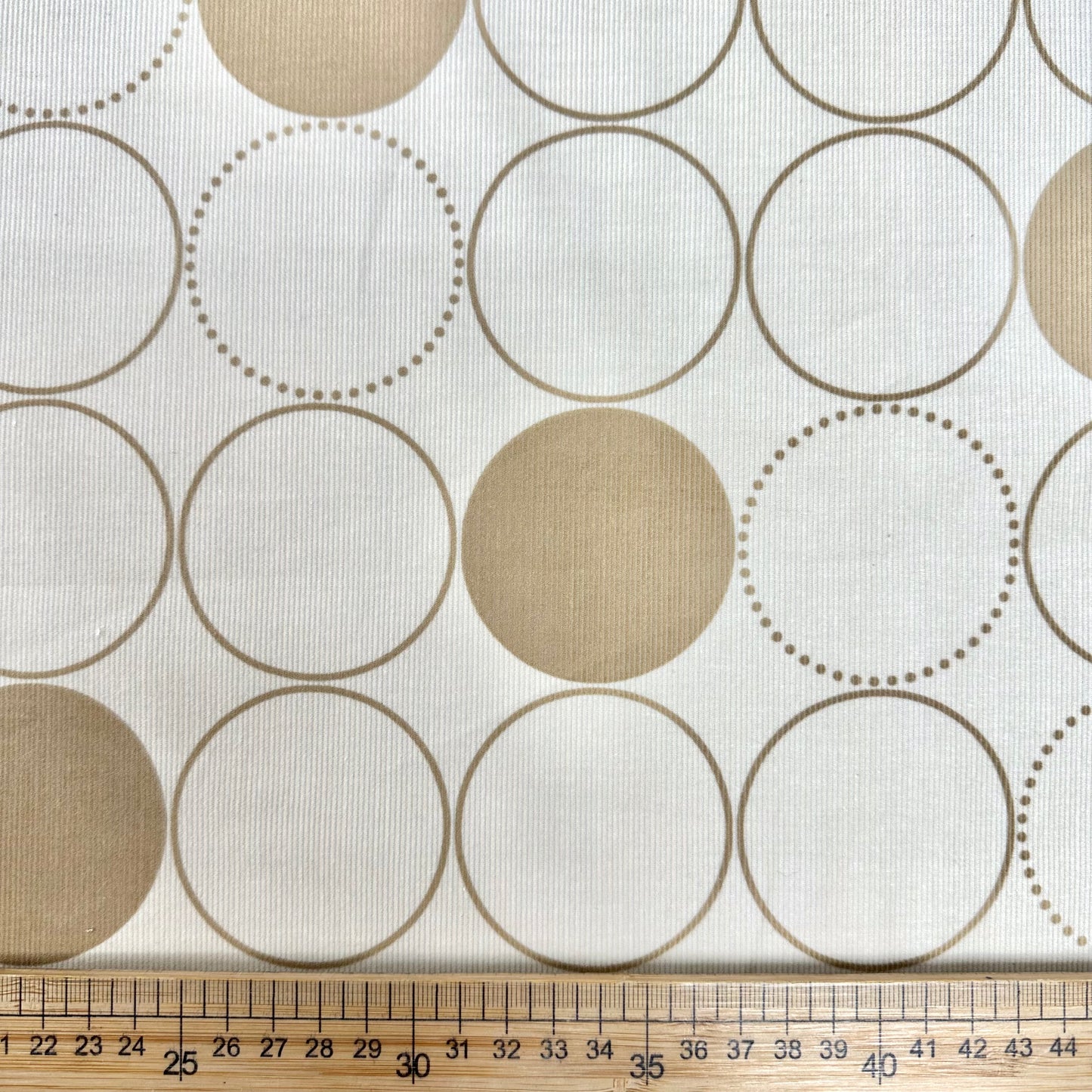 Japan | circle 圓形 圓圈 點 | cotton printed corduroy 薄燈芯絨