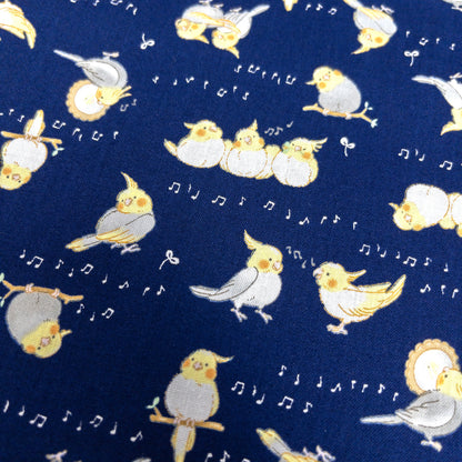 Japan | cockatiel 玄鳯鸚鵡 | cotton printed sheeting 純棉