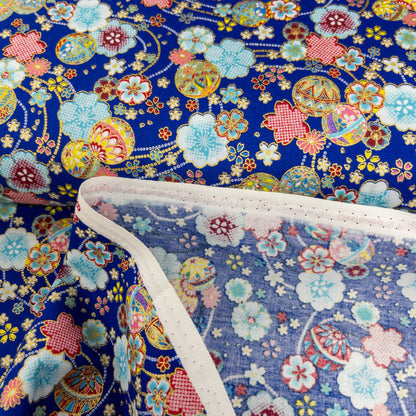 Japan | gilded Japanese sakura 燙金和風櫻花 | cotton printed sheeting