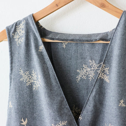 Japan | VIYELLA Mimosa 花束刺繡 | cotton yarn dyed embroidery 法蘭絨純棉