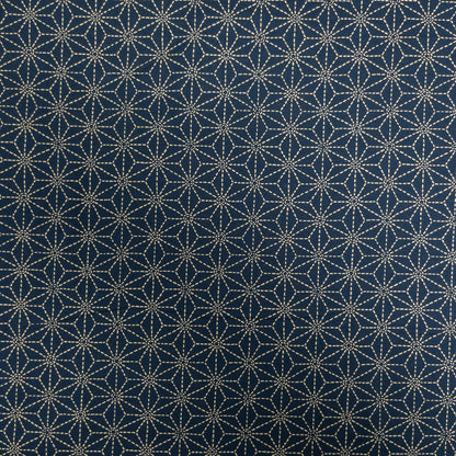 Japan | dotted line asanoha 虛線麻の葉 | cotton printed sheeting 純棉