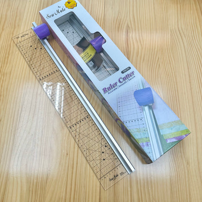 rotary cutter and ruler 布料及皮革切割尺 62x12cm