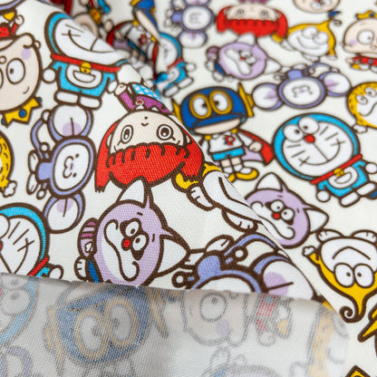 叮噹 多啦A夢 藤子．F．不二雄老師誕生90 週年 Doraemon | cotton printed oxford 純棉