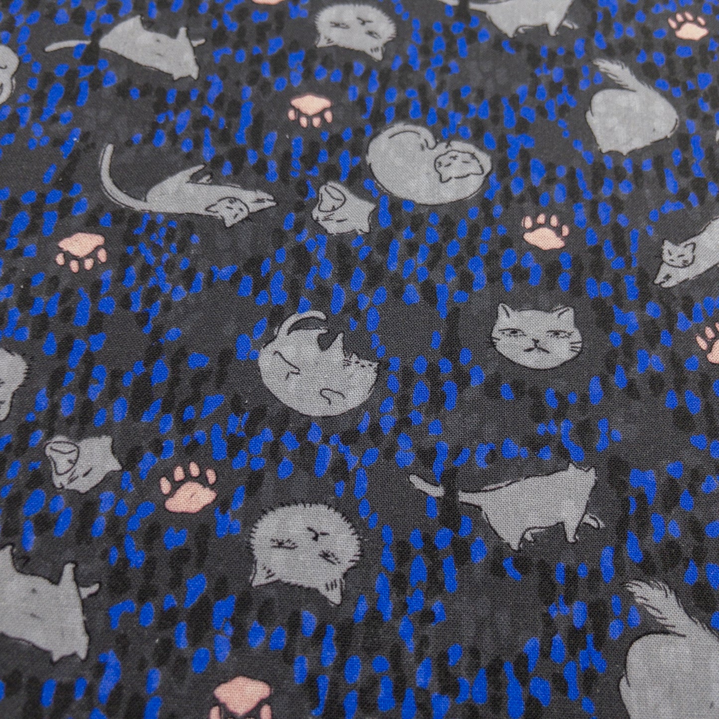 nora. | Cats in Dream Dots 貓貓點點 | cotton printed sheeting 純棉