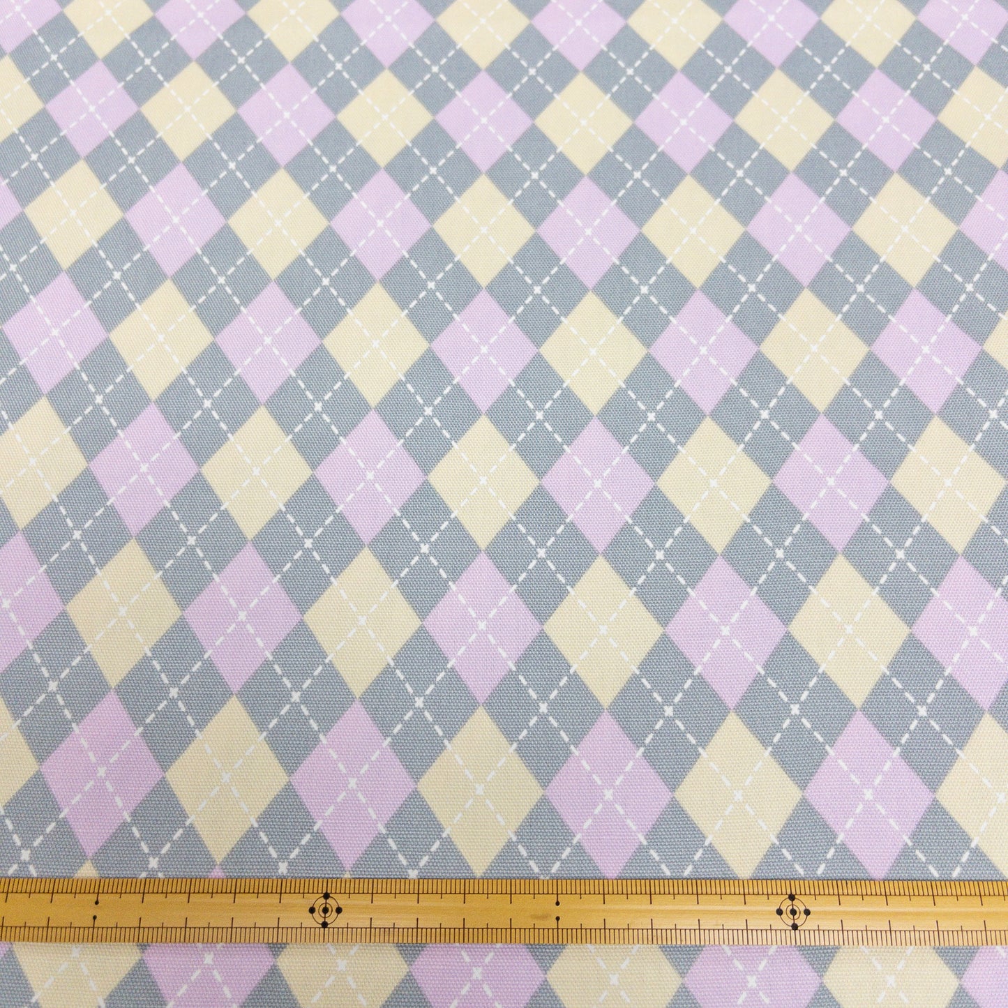 Japan | argyle pattern 菱形拼格 | cotton printed oxford 純棉