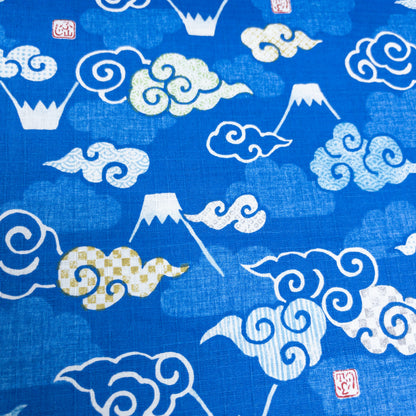 Japan | fujisan clouds 卡通富士山雲 | cotton printed sheeting 純棉