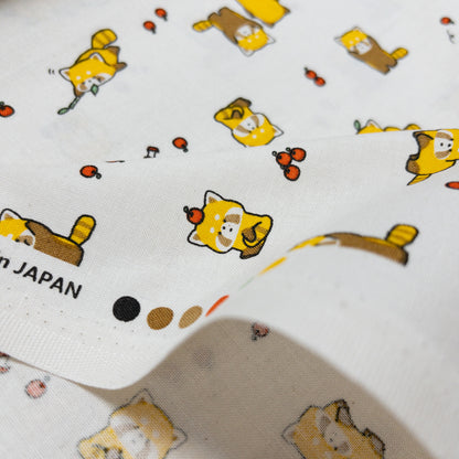 Japan | Red panda 小熊貓 | cotton printed sheeting 純棉