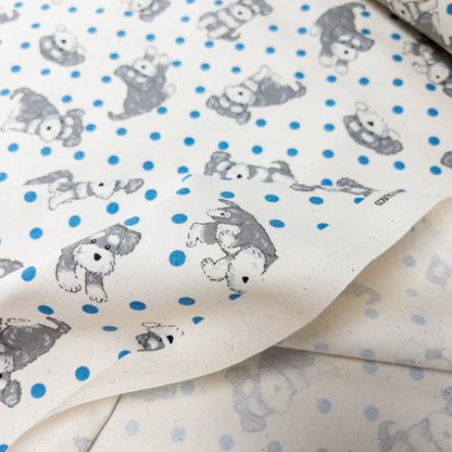 Japan | Schnauzer 史立莎狗狗 | cotton printed oxford 純棉