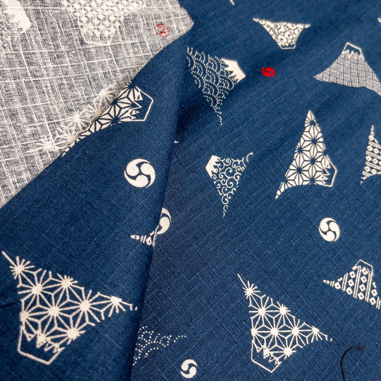 Japan | japanese pattern fujisan monut fuji 和風圖案富士山 | cotton poplin 竹節棉