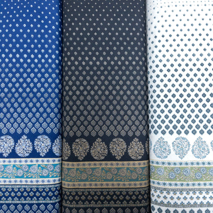 Japan | Ethnic pattern ethnic pattern 民族花圖案 - 花紋 | cotton printed sheeting 純棉