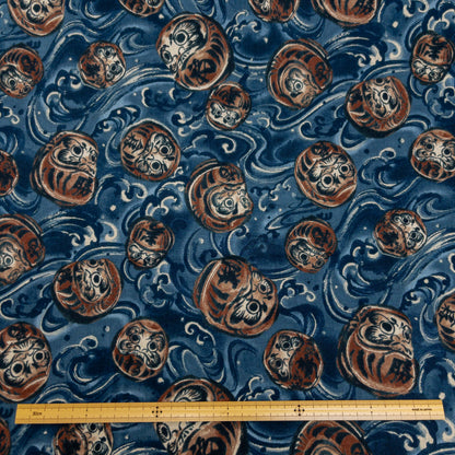 Quilt Gate | daruma 水墨達摩 | cotton printed sheeting 純棉