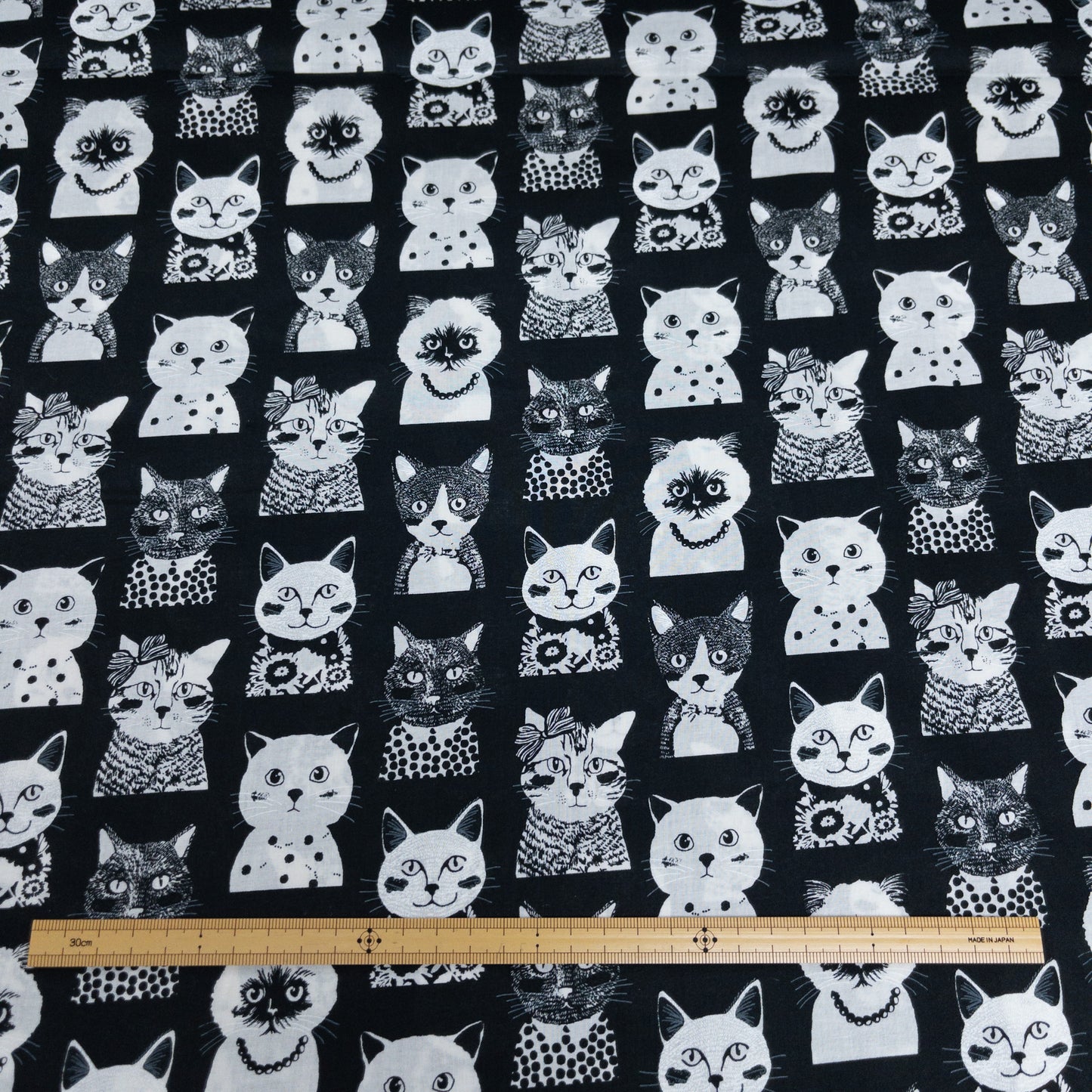 Japan | fashion cat 時裝貓貓 | cotton printed 60s 純棉