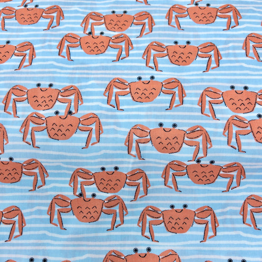 Japan | cute crab 蟹仔 | cotton printed board 純棉