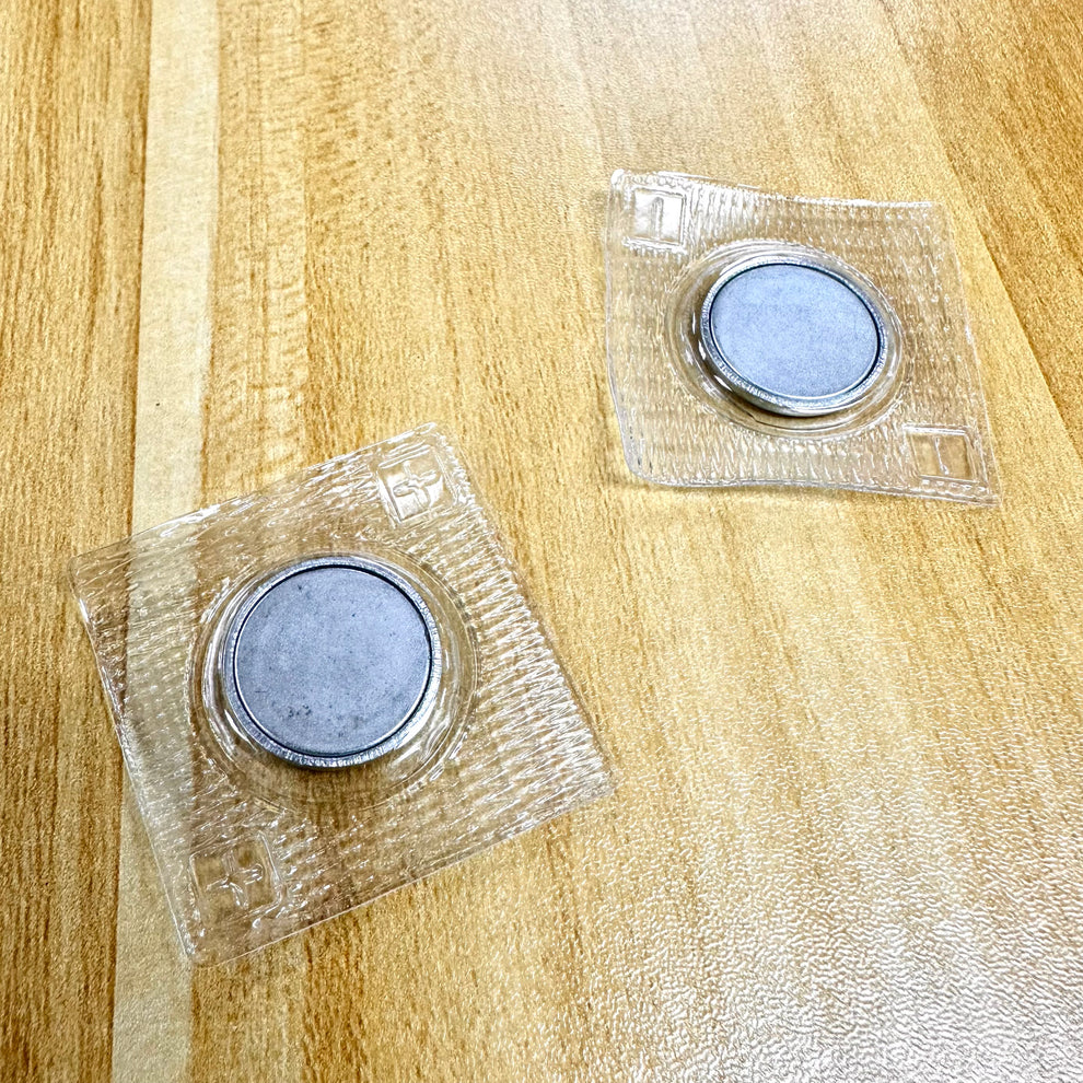 invisible Sewing Round strong magnet button 強力隱形磁石扣 15mm – K•T Fabric ...