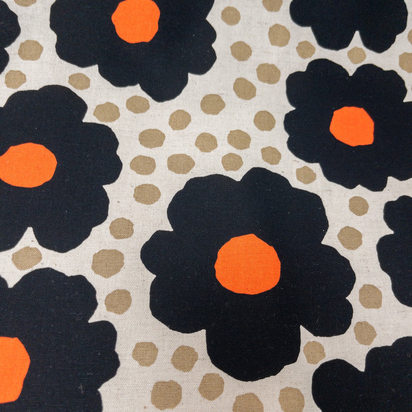 Kobayashi | Nordic Polka Dot Floral 北歐波點大花 | cotton linen 棉麻