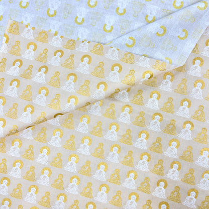 Japan | gilded buddha 燙金大佛 | cotton printed sheeting 純棉