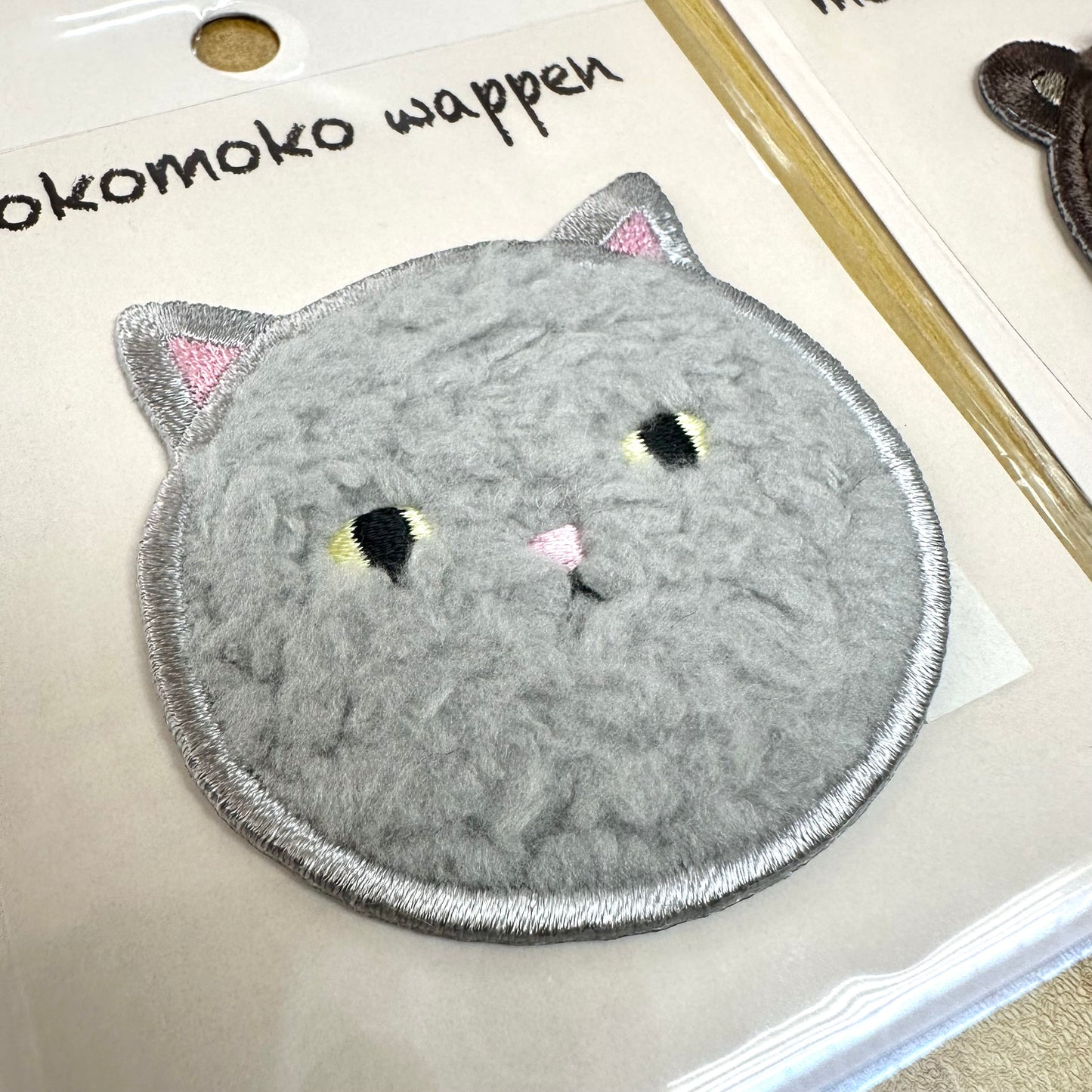 Kokka | mokomoko wappen 毛毛動物系列 | embroidery patch 刺繡章