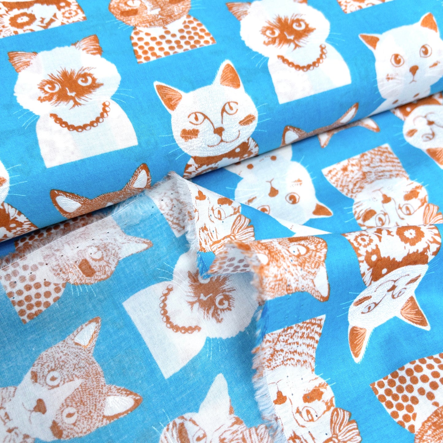 Japan | fashion cat 時裝貓貓 | cotton printed 60s 純棉