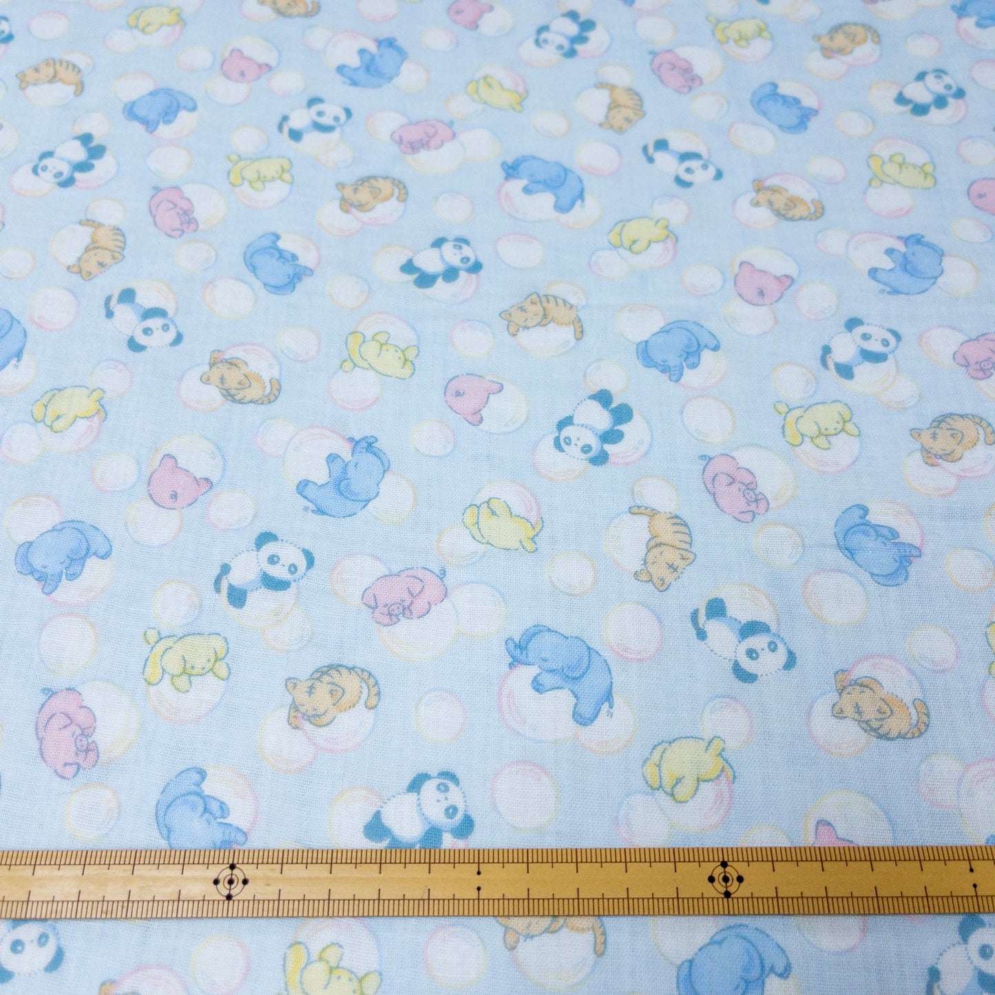 Japan | bubble animals 泡泡動物 | cotton printed double gauze 純棉二重紗