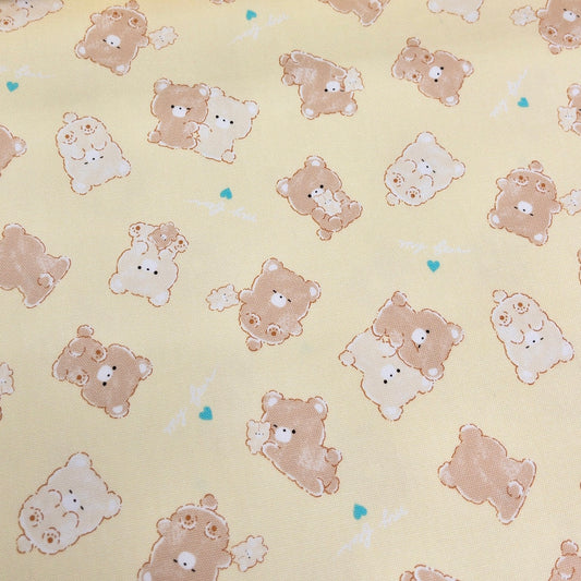 Japan | teddy bear 毛毛熊 | cotton printed oxford 純棉