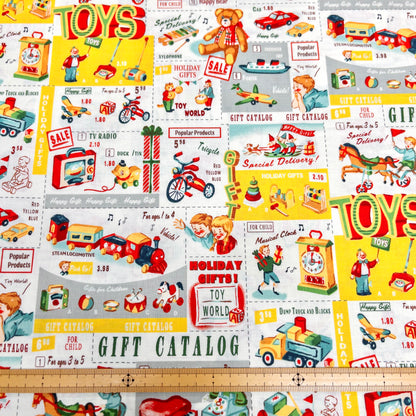 Quilt Gate | Vintage Toys 復古玩具圖案 | cotton printed shirting 純棉