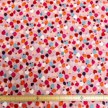 Japan | mini strawberry 小草莓 | cotton printed shirting 純棉