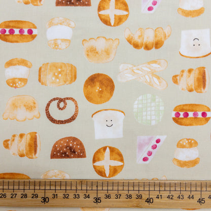 Japan | smile bread 微笑麵包 | cotton printed oxford 純棉