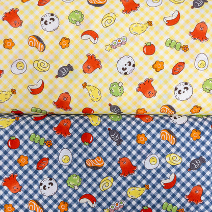 Japan | cute snacks 格仔可愛小食 | cotton printed sheeting 純棉