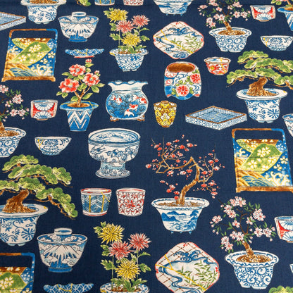 Japan | japanese seto ware 日式瀨戶燒 瓷器 | cotton printed sheeting 純棉