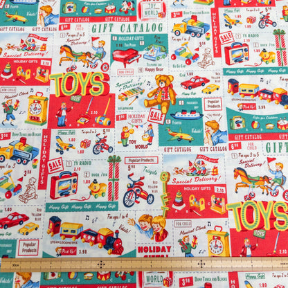 Quilt Gate | Vintage Toys 復古玩具圖案 | cotton printed shirting 純棉