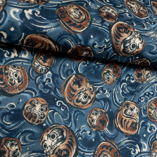 Quilt Gate | daruma 水墨達摩 | cotton printed sheeting 純棉