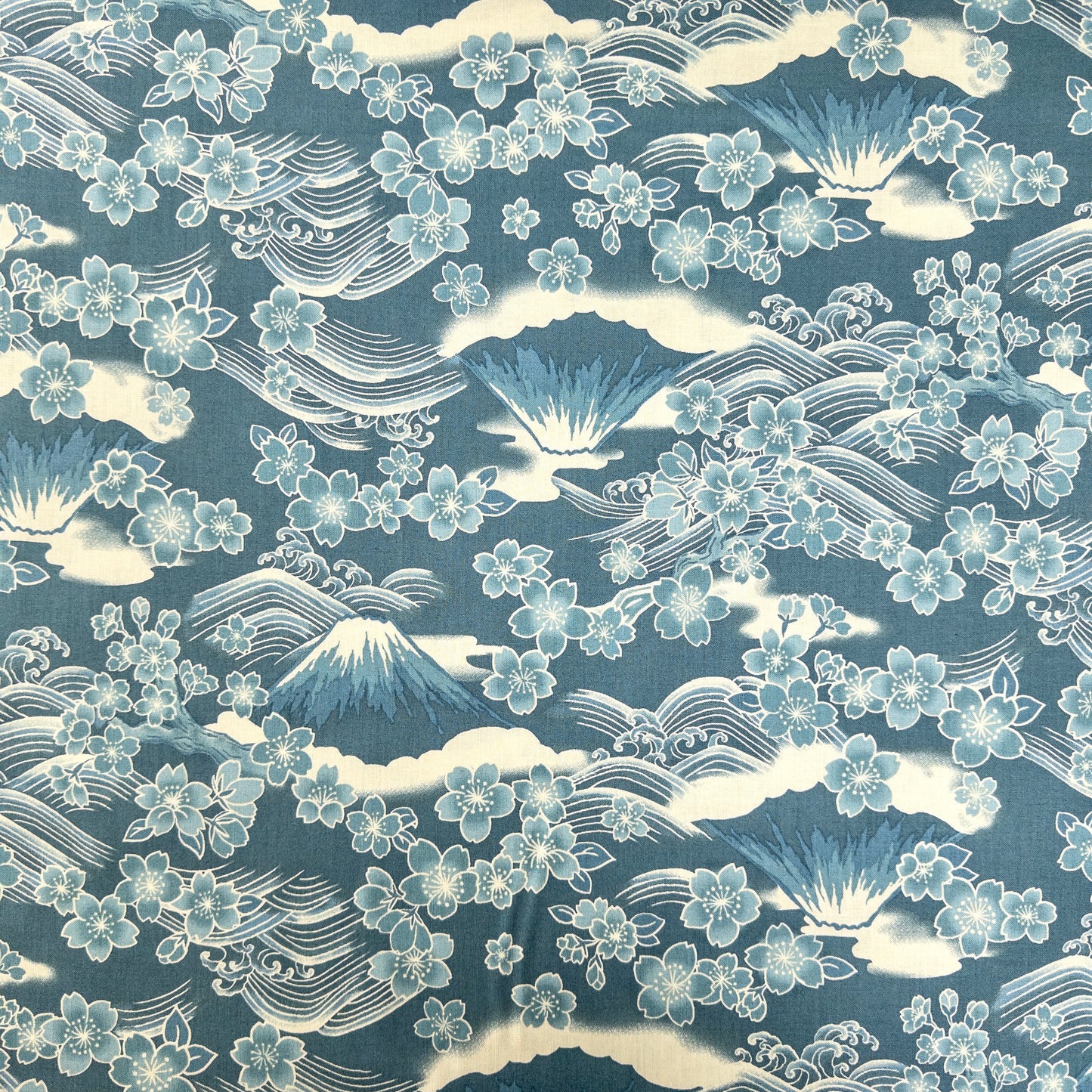 Quilt Gate | fujisan sakura 富士山櫻花 | cotton printed sheeting 純棉