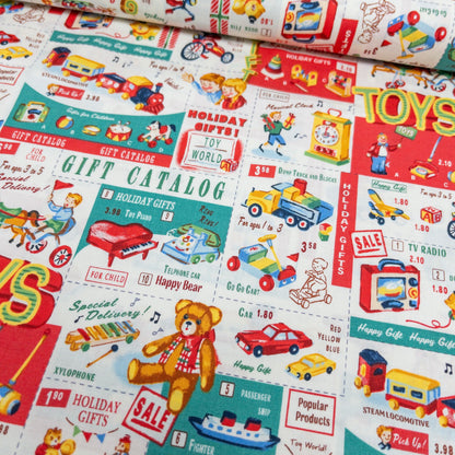 Quilt Gate | Vintage Toys 復古玩具圖案 | cotton printed shirting 純棉