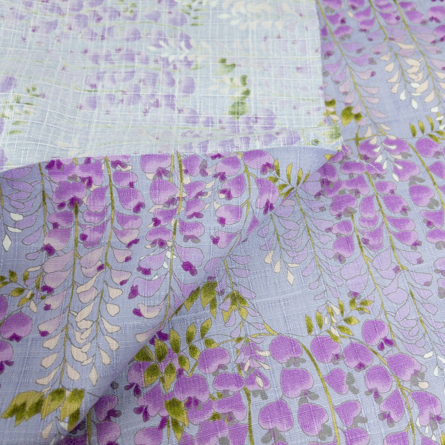 Kobayashi | wisteria 紫藤花 | cotton printed dobby 純棉竹節