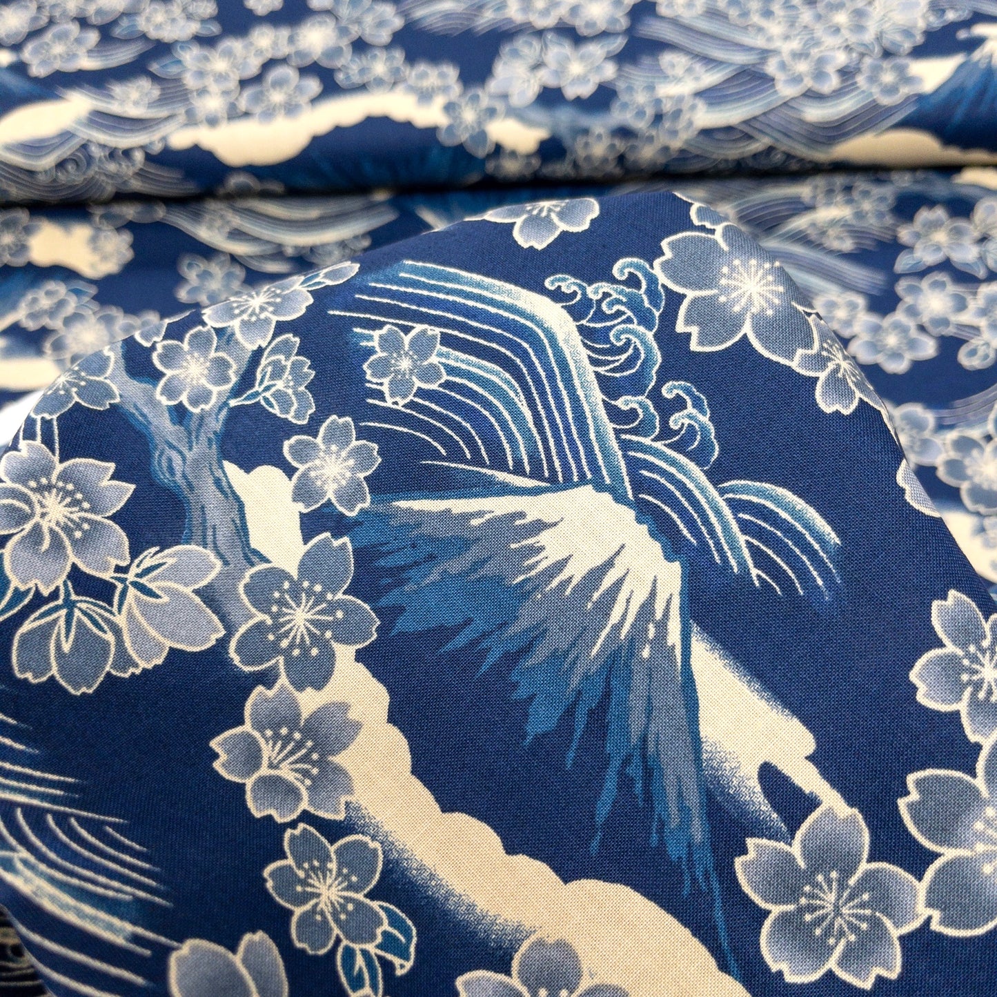 Quilt Gate | fujisan sakura 富士山櫻花 | cotton printed sheeting 純棉