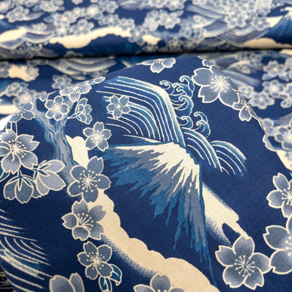 Quilt Gate | fujisan sakura 富士山櫻花 | cotton printed sheeting 純棉