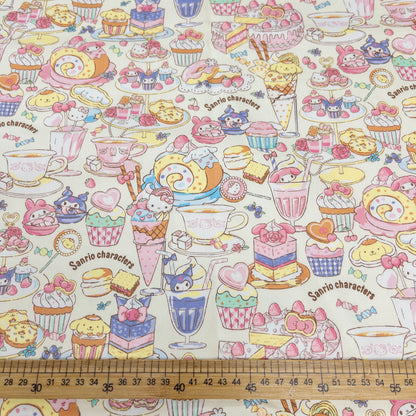 Japan | Sanrio dessert 甜品 | cotton printed oxford 純棉