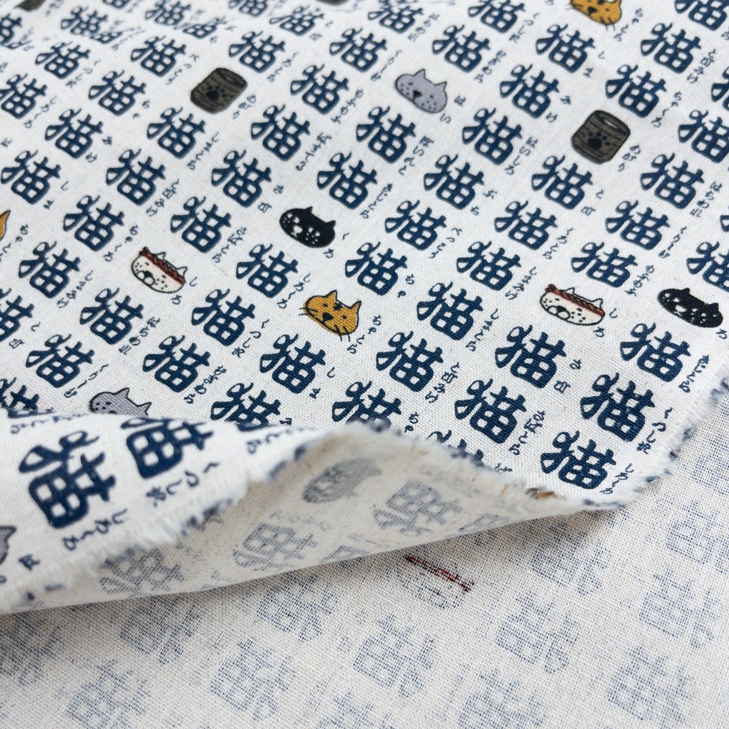 kobayashi | 猫猫字 | cotton linen 棉麻