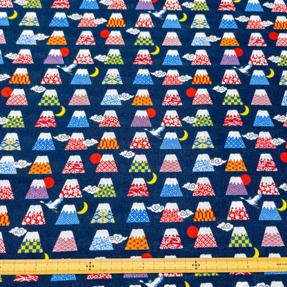 Japan | days of fuji  富士山日夜 | cotton printed sheeting