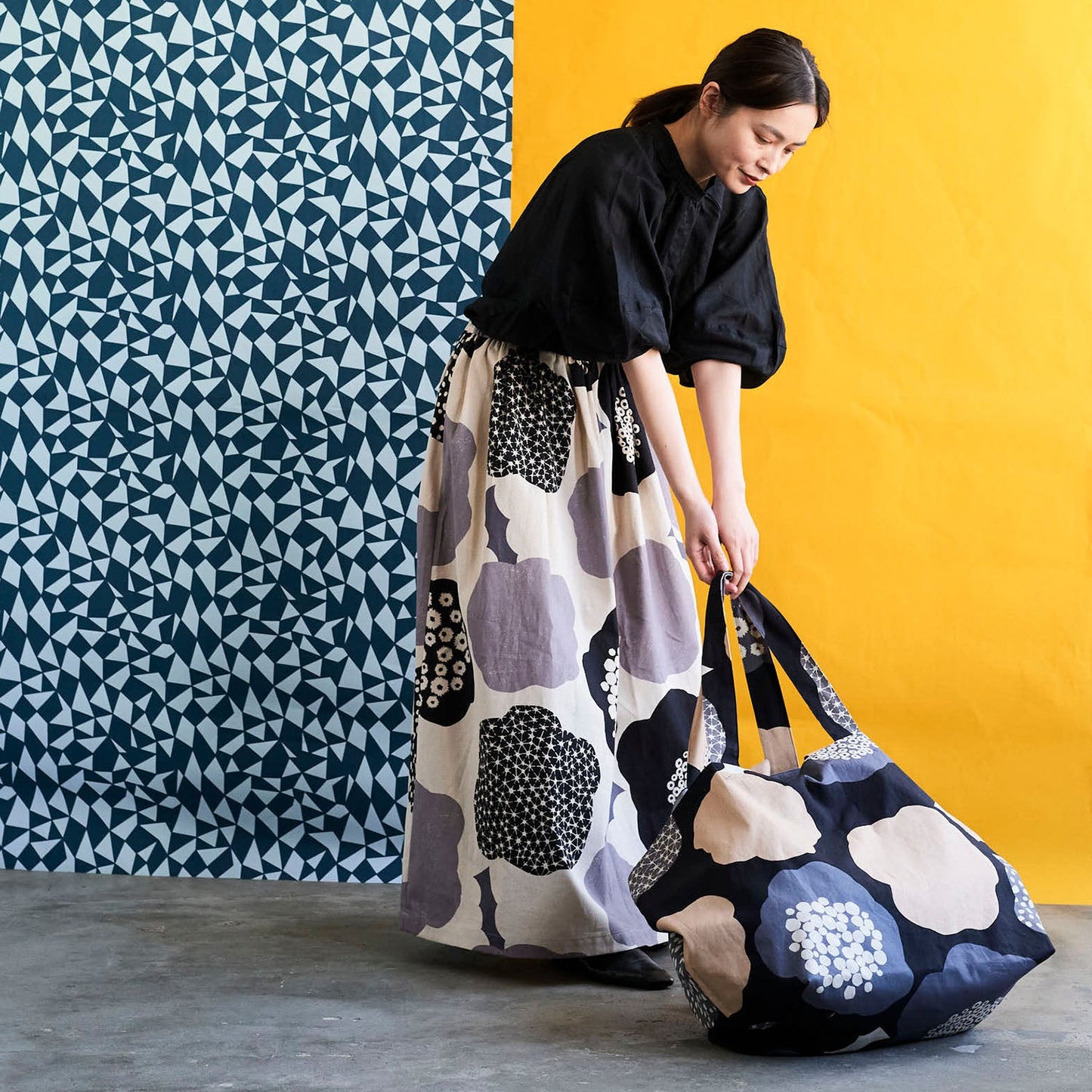 echino | Cloud flower | cotton linen 棉麻