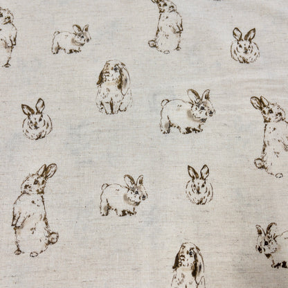 Japan | rabbit 兔子 | cotton linen 棉麻