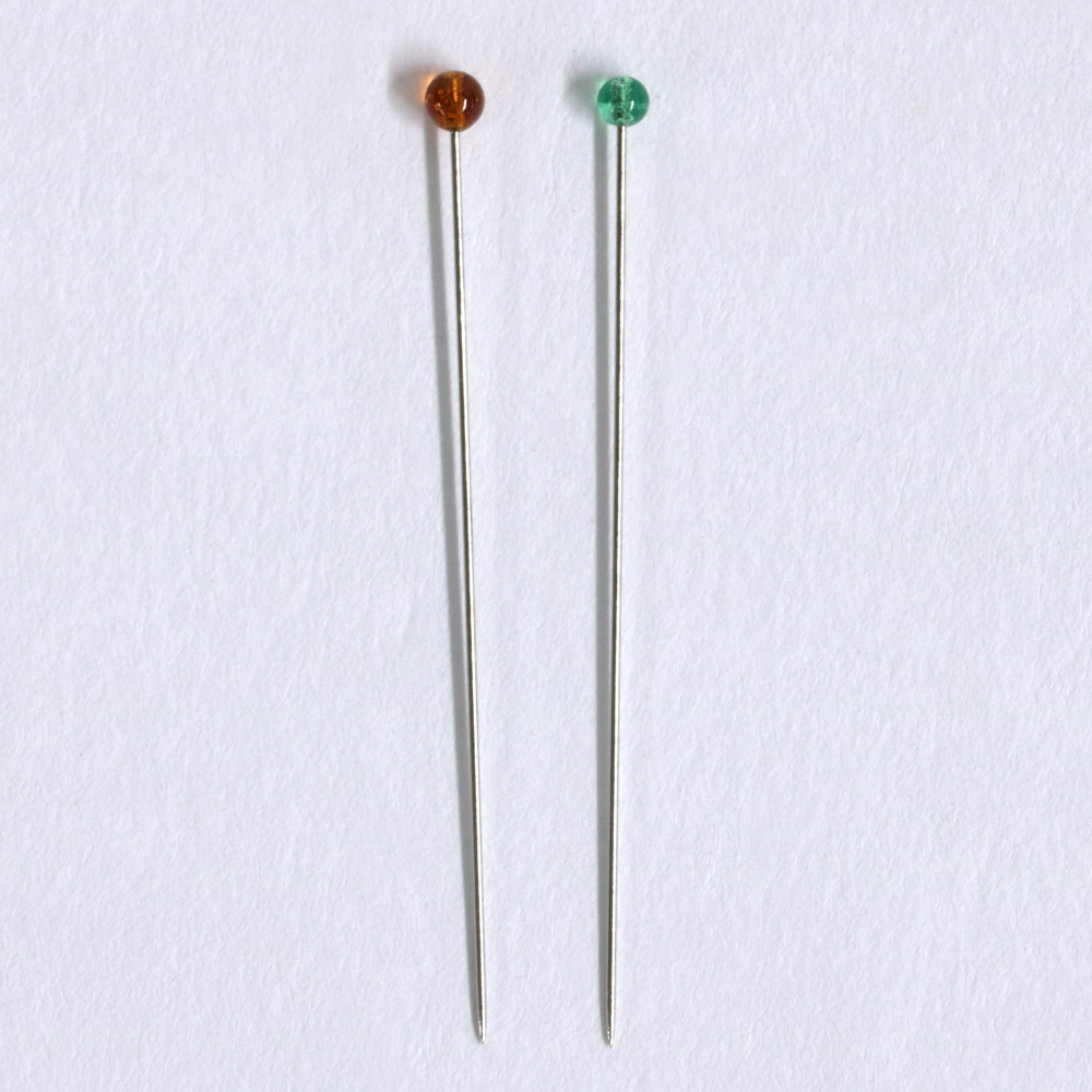 Clover quilting pin(small) 耐熱絎縫用大頭針 夾棉 (細)- 100pcs/box