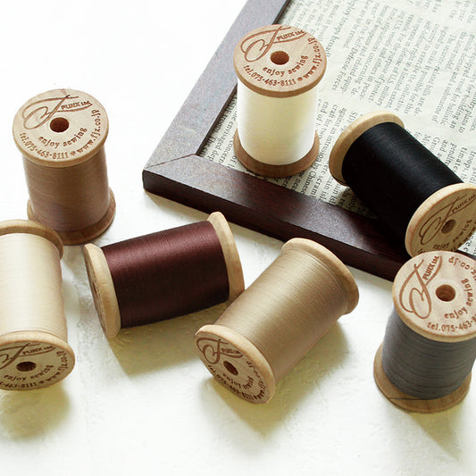 Fujix | Pice #60 hand sewing thread 木軸手縫線 500m - 7 colors
