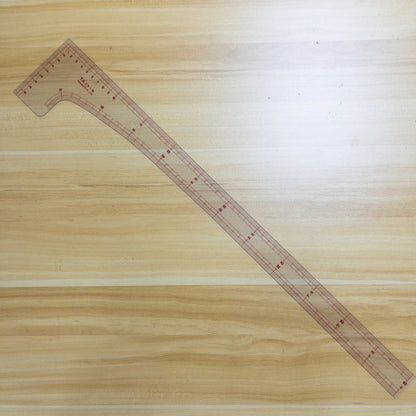 Kawaguchi square ruler 洋裁用 透明直角尺 L尺 60cm