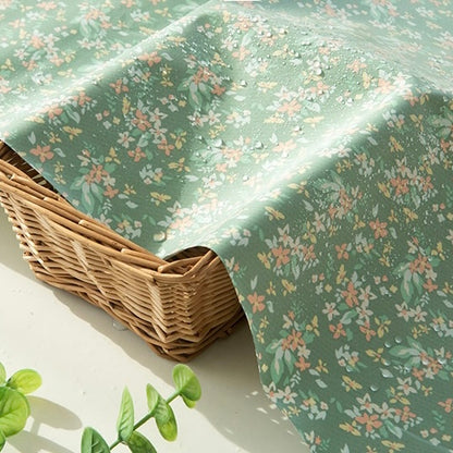 Korea | 綠色碎花 | TPU clothing waterproof fabric TPU薄膜防水