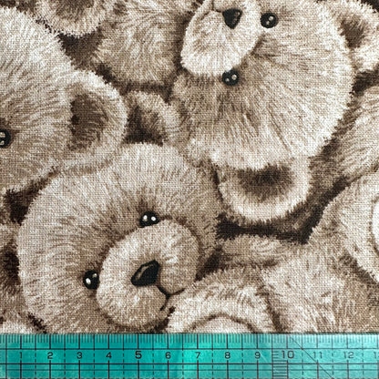 Japan | teddy bear 密集啤啤熊 | cotton linen 棉麻