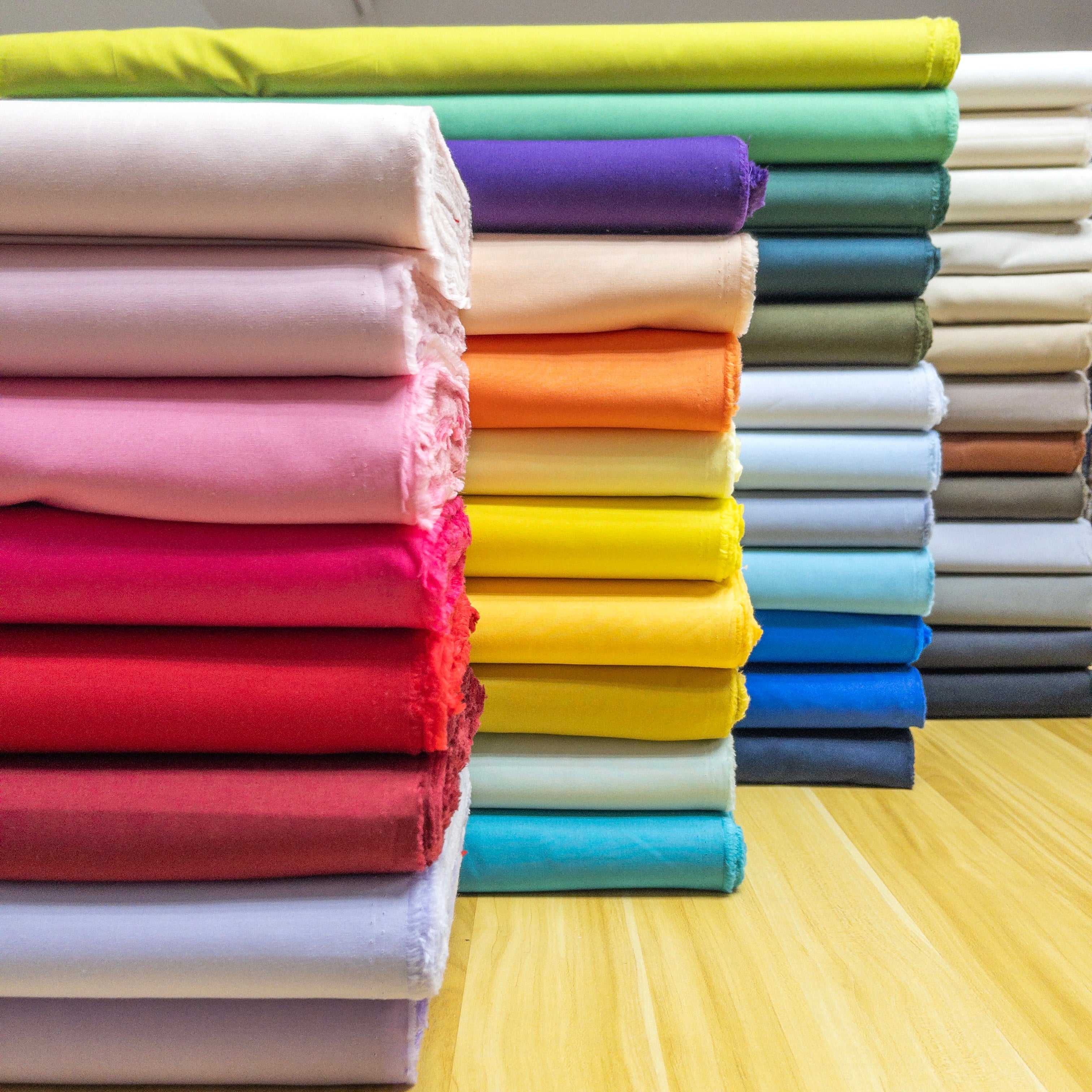 Japan | solid 純色薄棉 | cotton broadcloth 純棉 - 42colors – K•T Fabric Hong Kong
