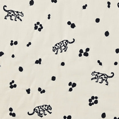 ECHINO | 2023 leopard | cotton linen embroidery 棉麻刺繡