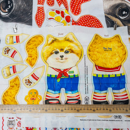 Unclecat 貓叔叔 | diy fabric for making cat doll "Moki" | cotton linen 棉麻